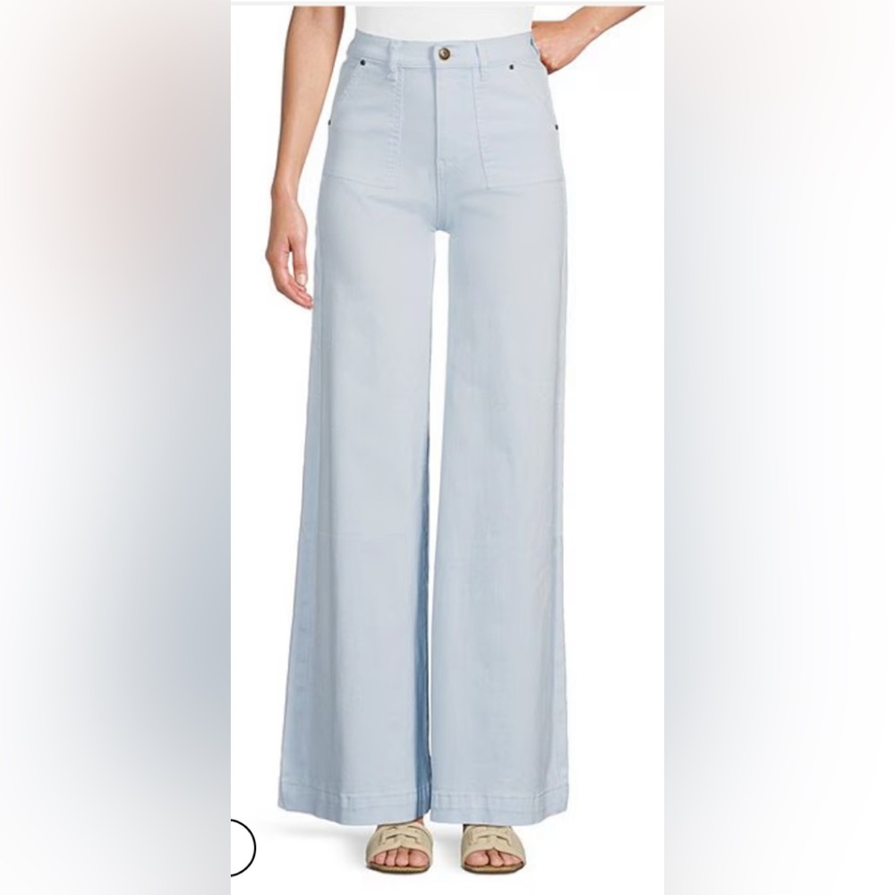 A Loves A light blue Wide Leg Jeans High-Rise